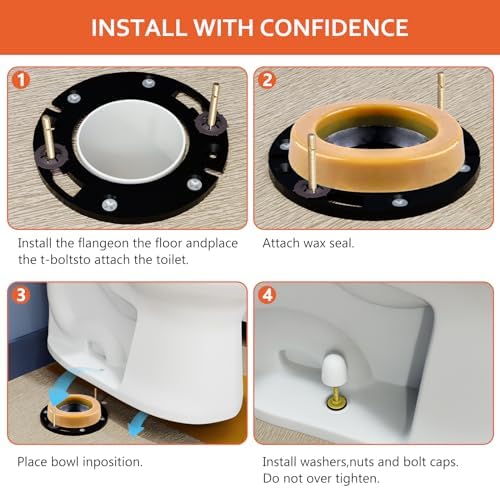 Toilet Flange Repair Kit with Wax Ring - Image 5
