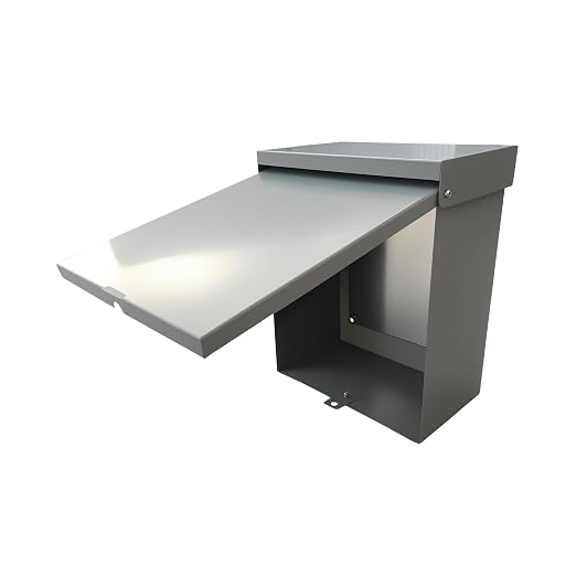 10x8x6 Metal Outdoor Electrical Box, IP66 Waterproof Lockable Enclosure | by Unknown
