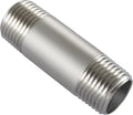 Beduan Stainless 1/4 NPT Male Threaded 2" Length Nipple Pipe Fitting | MPT by Beduan