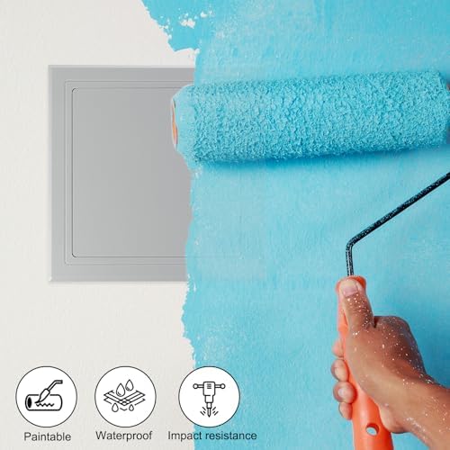 PATIKIL 8x6 inch Self-Adhesive Access Panel, ABS Plumbing Access Doors Easy - Image 5