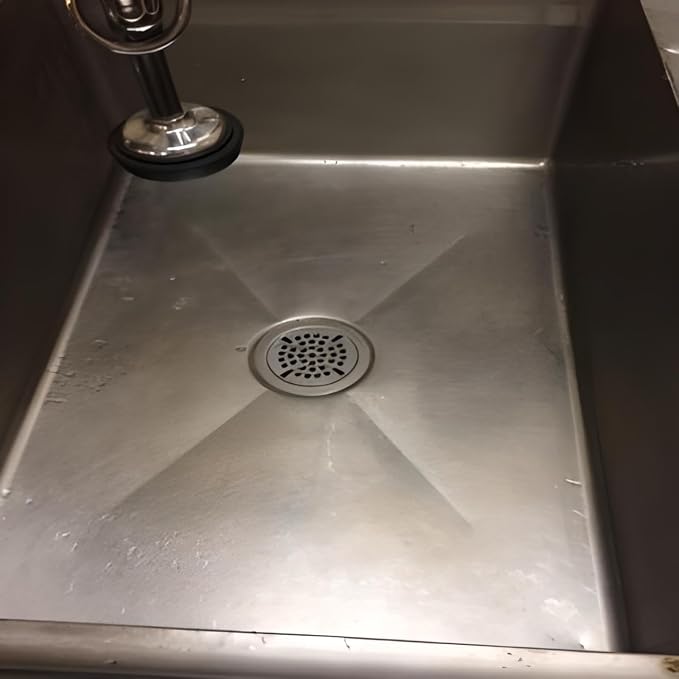 OCS Parts Set of Two 3-Inch Commercial Kitchen Sink Flat Strainers - Image 5