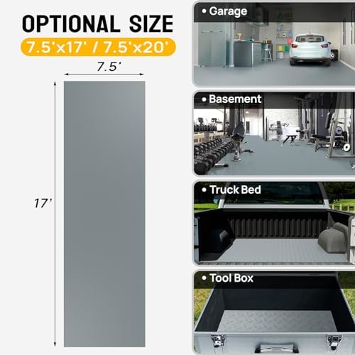 Bonnlo 7.5x20 FT Garage Floor Mat - Image 3