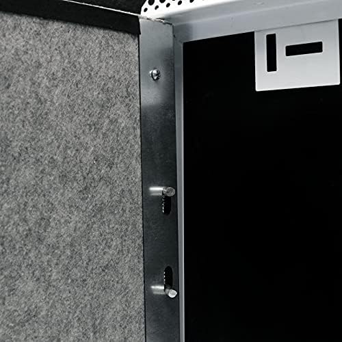 Access Door 6" X 6" Sound Rated Steel Access Panel Felt Covered Door - Image 6