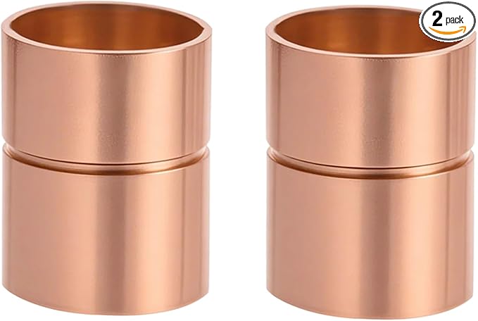 Straight Copper Coupling Fittings, 1 Inch Copper Pipe Welding Joint Connector by Unknown