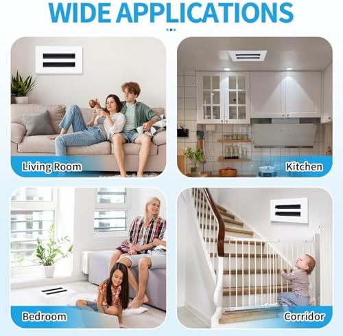 8x4 Modern AC Vent Cover, Decorative Air Vent Register Grille - Image 6