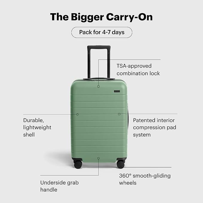 Away Bigger Carry-On Luggage, Lightweight Hardside Large Suitcase - Image 3