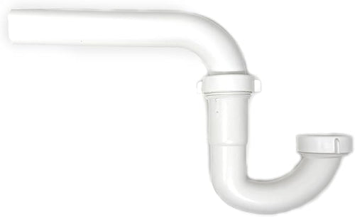 1 1/4" P Trap Kitchen Sink Bathroom, Fits 1 1/4" White Plastic Tubular by ProBuildersHardware