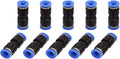 SNS Push to Connect Straight 1/4" Tube OD Plastic Union Pipe Tube Fitting by SNS