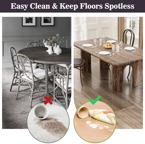 3'×10' Frosted Clear Vinyl Runner Rug - Image 2