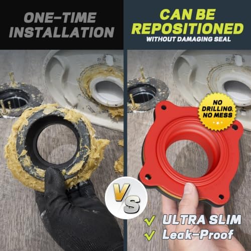 Elastic Wax Ring Toilet Seal Kit, Gasket Replacement - Image 3