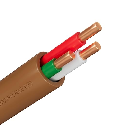 Syston 18/3 Thermostat Doorbell HVAC Heating Control Cable Wire, 100% Solid by SystonCableTechnology
