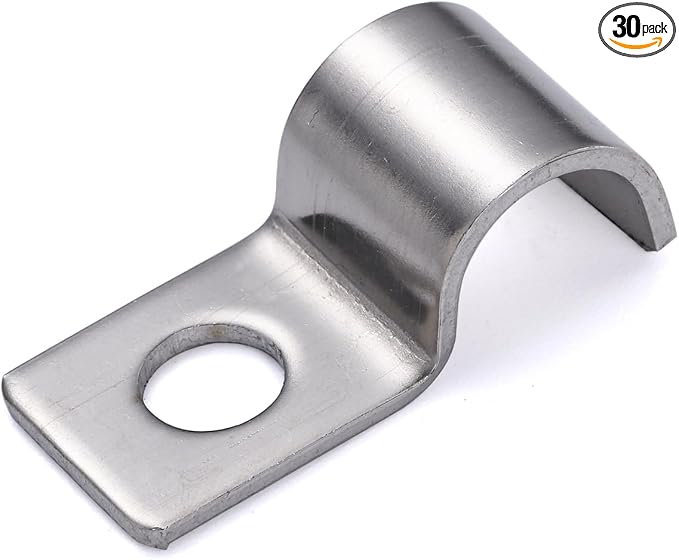 One-Hole Unilateral Pipe Clamps Conduit Fitting Clips Saddle Clamps Instrument by Unknown