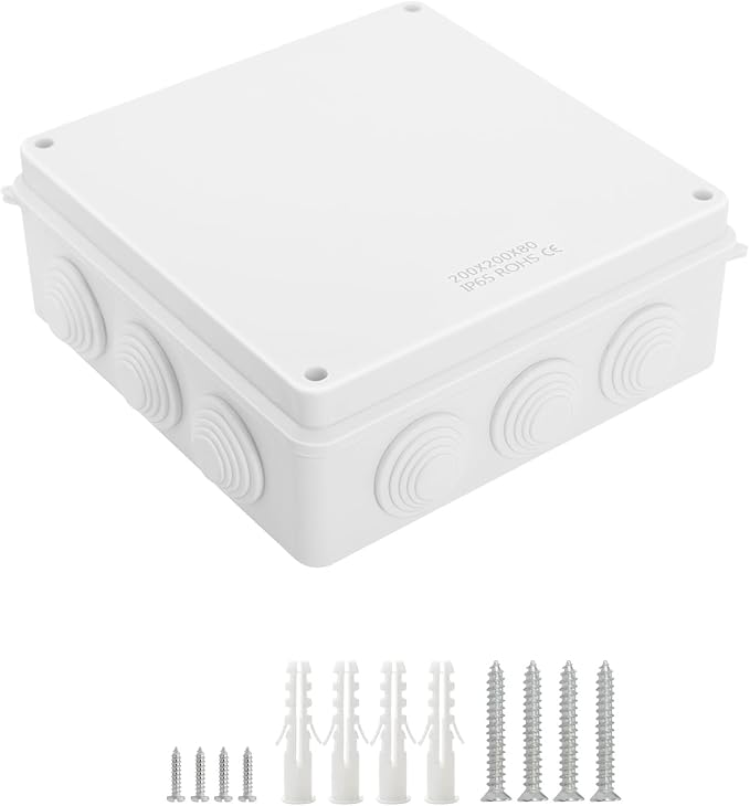 ABS Plastic Dustproof Waterproof IP65 Junction Box Universal Electrical Project by LeMotech