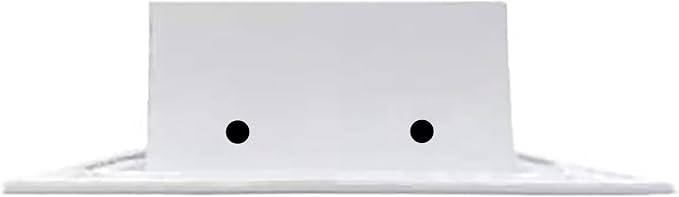 BUILDMART - 8x4 White Modern AC Vent Cover - Decorative Air Vent - Standard - Image 3