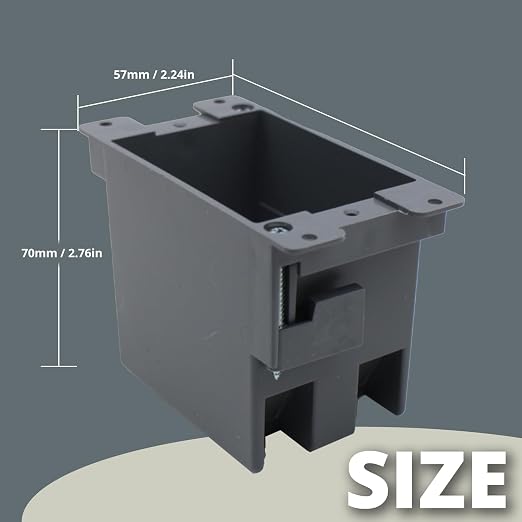 14 Cubic Inch Single Gang Old Work Electrical Outlet Box | PVC construction. - Image 3