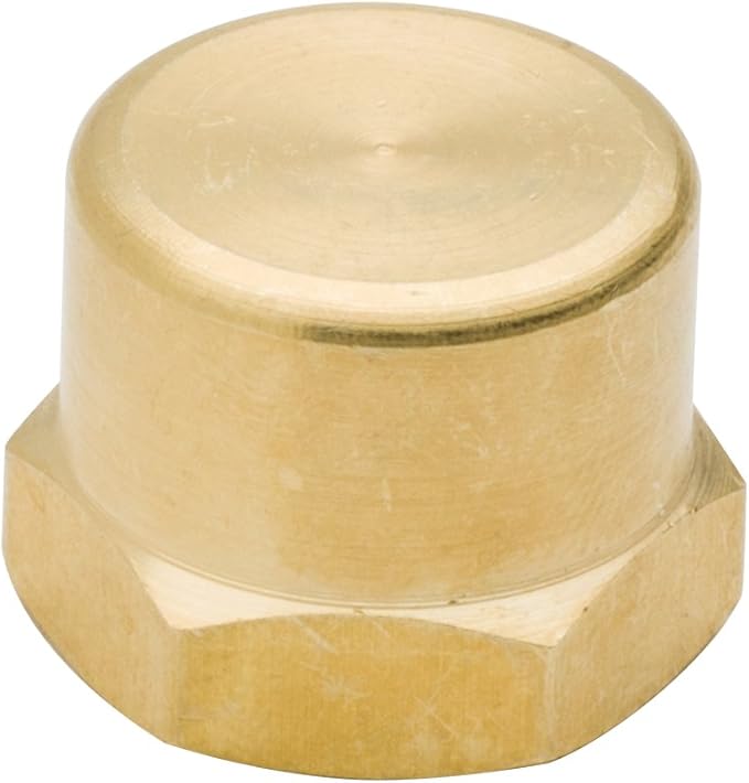 Brass Pipe Fitting Cap 1/8" NPT Female Hex Head 1200psi High Pressure - Image 5