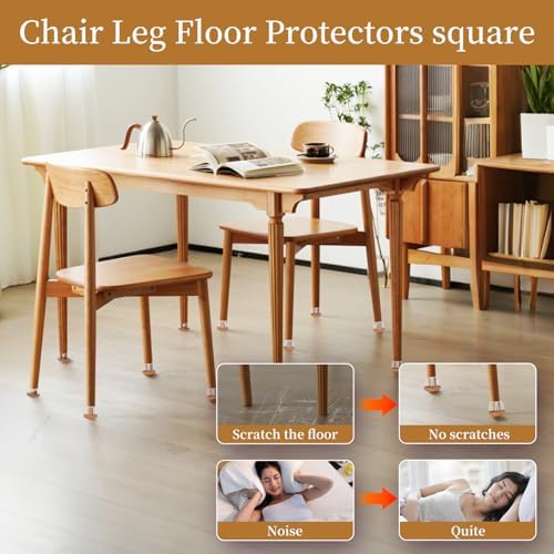 Square Chair Leg Floor Protectors - Image 4