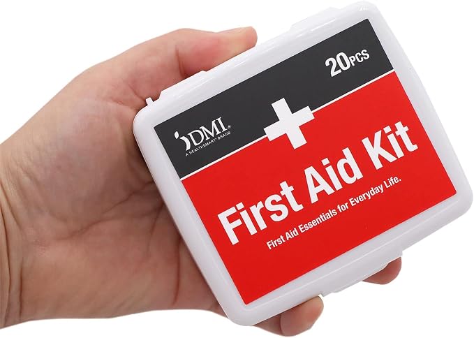 DMI First-Aid Kit, Mini 20-Piece Kit, Small and Compact All-Purpose Use by DMI