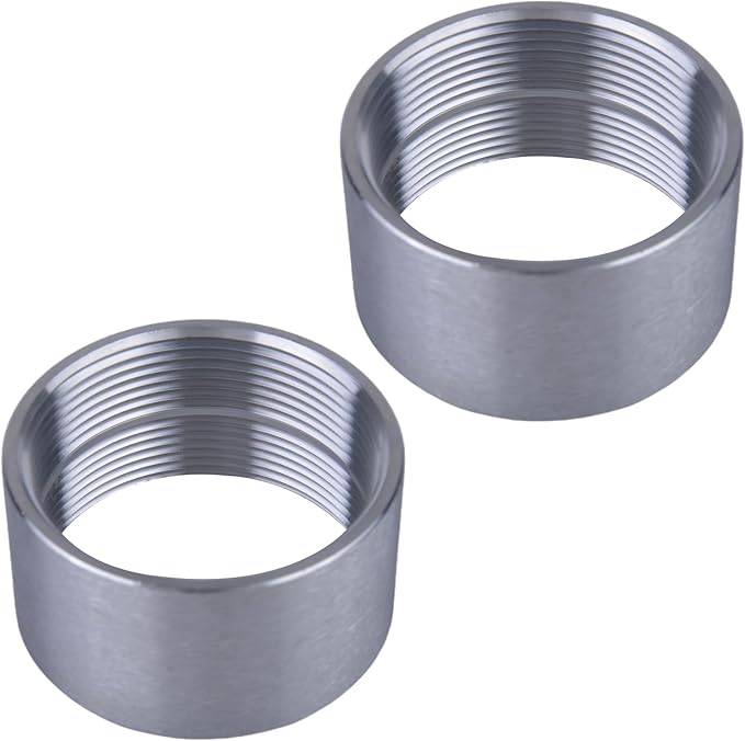304 Stainless Steel 2 Inch NPT Female Thread Weld On Pipe Fitting Bung 2" NPT by CNRAQR
