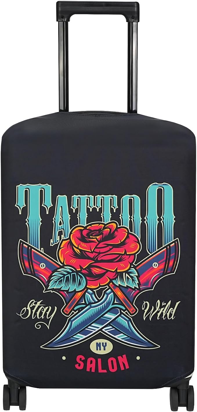 Explore Land Travel Luggage Cover Suitcase Protector Fits 18-22 Inch Case by ExploreLand