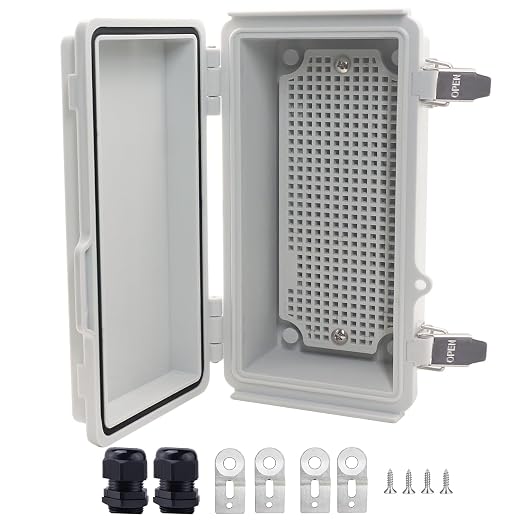 IP67Junction Box, ABS Plastic Outdoor Waterproof Box Electrical Enclosure by LuSumtly
