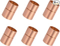 Straight Copper Coupling Fittings, 1/2 Inch Copper Pipe Welding Joint Connector by Unknown