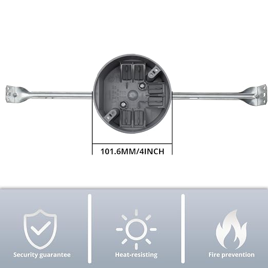 6 Pack Round PVC Remodel Junction Box - Image 2