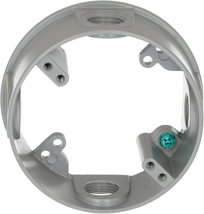 Hubbell-Bell 5363-0 Round Weatherproof Extension Adapter, 18.3 Cu-in, 4 in Dia - Image 2
