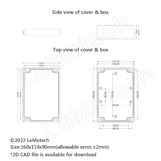 Electrical Box ABS Plastic Project Box IP65 Waterproof Junction Box Project - Image 8