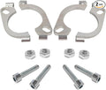 2 Packs 1.75 inch Split Flange Repair Kit, 2 Bolt 1.75"/44.5mm Exhaust Flange by HiBuyer