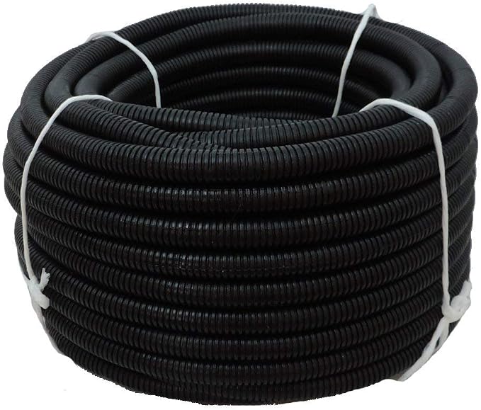 Flexible Polyethylene LDPE NON-Split Corrugated Wire Loom Tubing by HydroMaxx