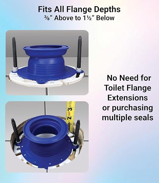 One N Done Toilet Flange Repair Kit – Complete Toilet Wax Ring Replacement Kit - Image 5