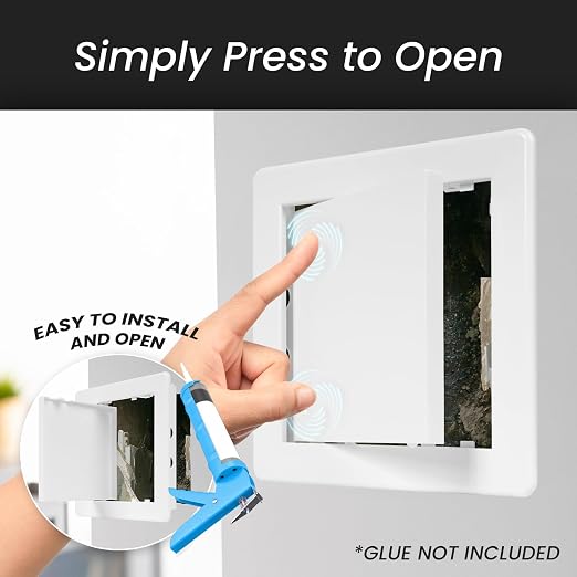 Repa Market 6 x 6 Access Panel for Drywall and Ceiling – White ABS Plastic Door - Image 3