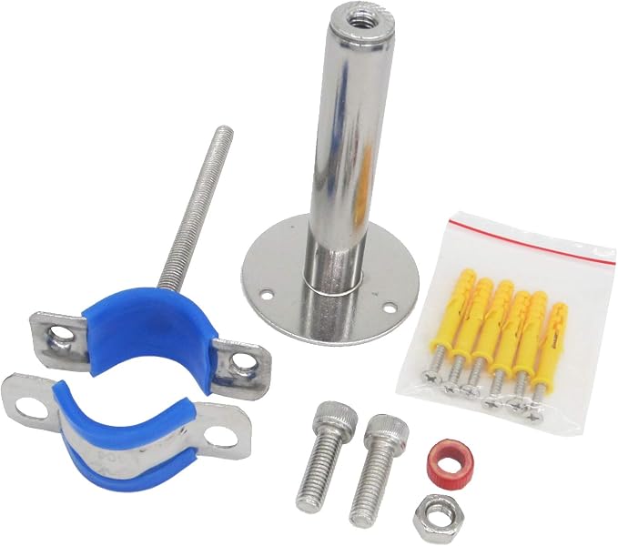 Stainless Steel Adjustable Pipe Clamp Bracket, 1-1/4 Inch - Image 4