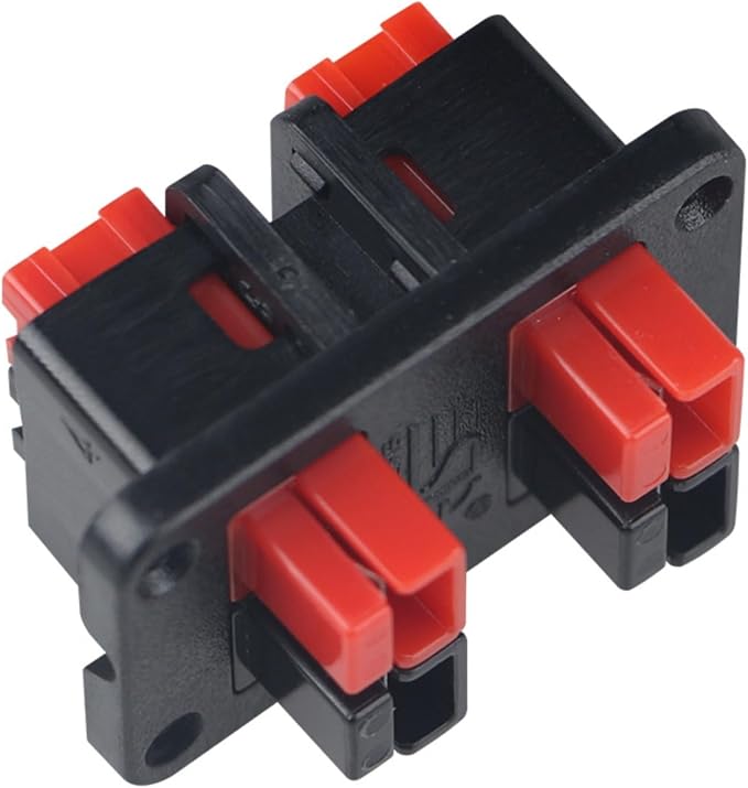 2Pcs Plug Mounting Panel, 45A 600V Mounting Bracket Panel Plug, Quick - Image 7