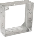 Steel City 53151 1/2 3/4 Pre-Galvanized Steel Square Box Extension Ring by Thomas+%26+Betts