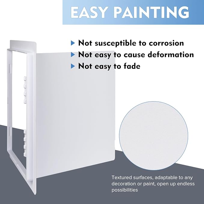 Access Plumbing Panel for Drywall Ceiling, 14x14 in Plastic Access Door - Image 4