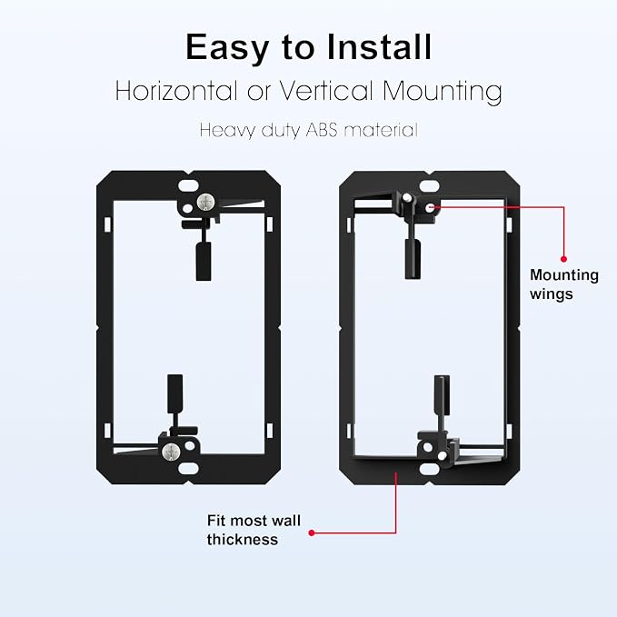 iwillink 1 Gang Low Voltage Mounting Bracket, - Image 4