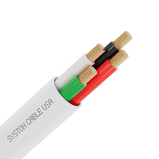 Syston 16/4 Fire Alarm Security Cable, Stranded Copper, 250 FT | 16 AWG by SystonCableTechnology