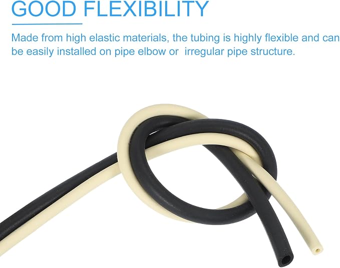 PATIKIL 4mm ID x 6mm OD x 1m Long Pipe Insulation Foam Tube, Pipe Cover Wrap - Image 4