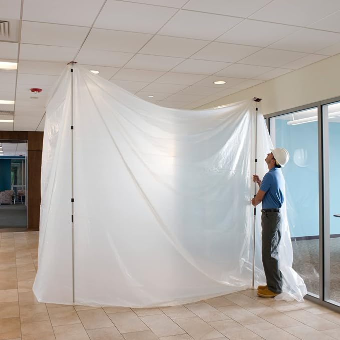 ZIPWALL ZP4-PK4 ZipPole 10' Spring Loaded Poles - Image 6