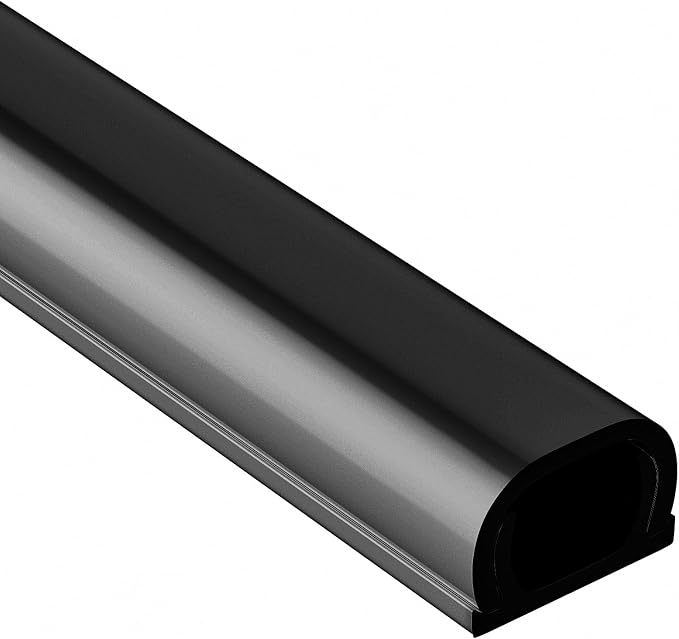 Yecaye 128in Mini Cord Hider, On-Wall Cord Cover, W0.5in H0.31in, Cable by Yecaye