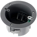 HXH Old Work Round Ceiling Light Junction Box 18 Cu.in. 1 Pack | PVC grey round by HUIXHAO