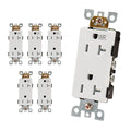 Wengart 6-Pack 20 Amp Duplex Receptacle Outlet, Weather Resistant & Tamper by Wengart