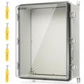 QILIPSU UL94-V0 Outdoor Electrical Box 20.3"x16.4"x7.9" Waterproof Junction Box by QILIPSU