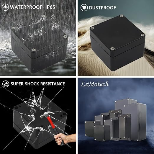 Junction Box IP65 Waterproof Project Box Dustproof ABS Plastic Electrical Boxes - Image 7
