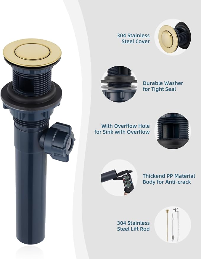 Bathroom Sink Drain Stopper - Image 2