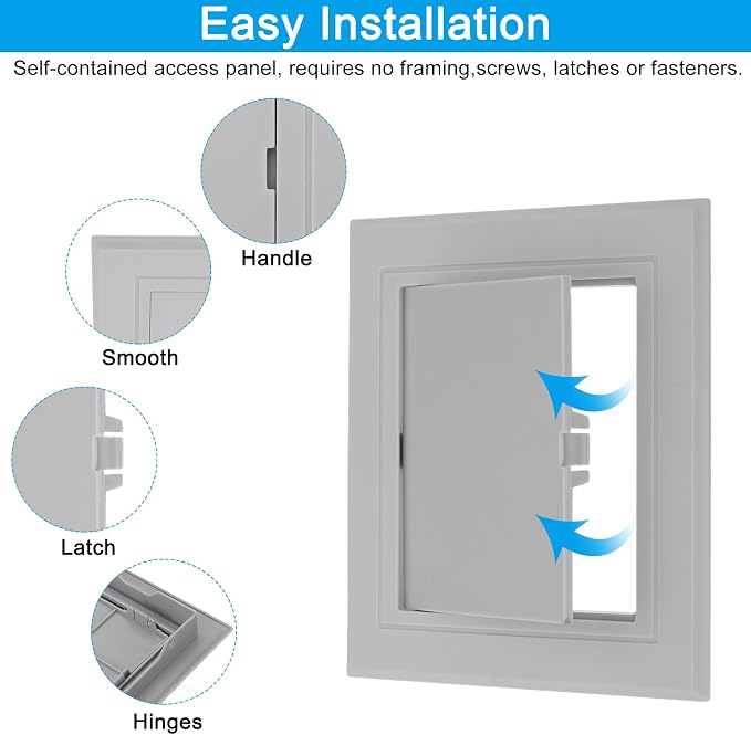 PATIKIL 5x5 inch Removable Hinged Access Panel - Image 4