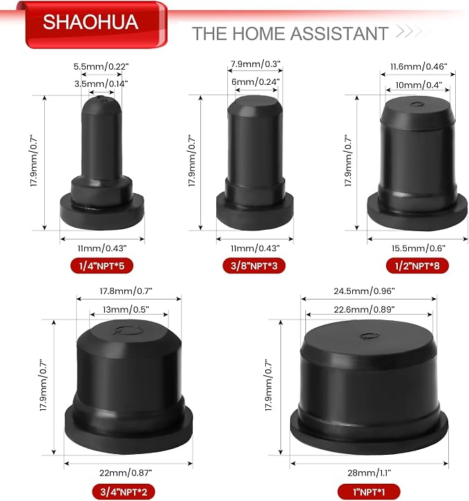 NPT Cable Gland Kits, IP68 Waterproof Nylon Strain Relief Cord Connector - Image 5