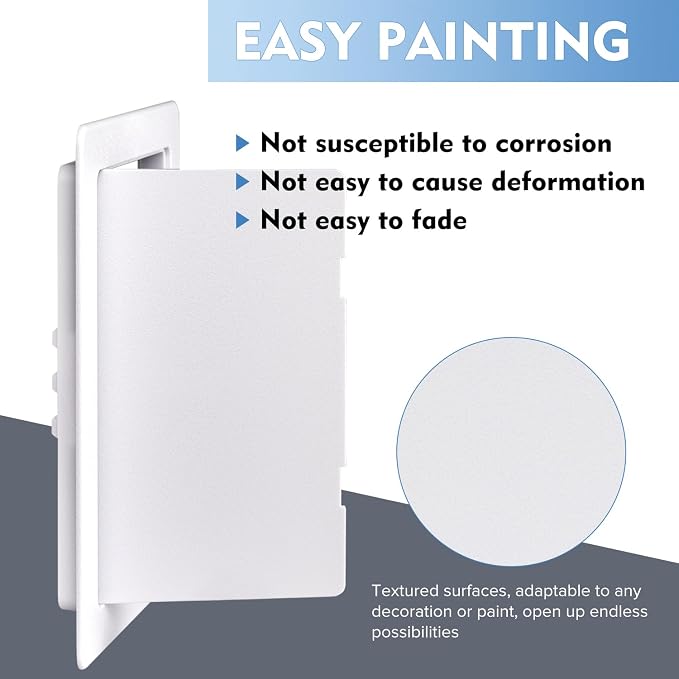 4"x6" 2 Pack Plastic Access Panel, Drywall Access Door White - Image 4